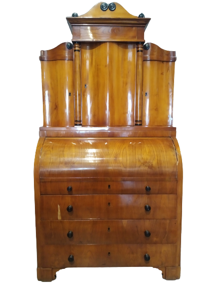 Trumeau lastronato in legno acero 1820/1840 - immagine 4