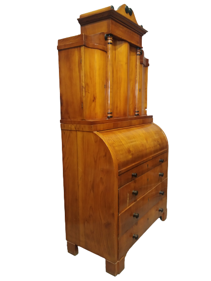 Trumeau lastronato in legno acero 1820/1840 - immagine 2